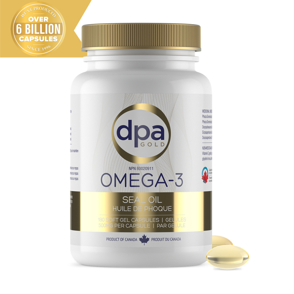 DPA Gold Omega-3 Seal Oil Softgels