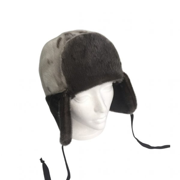 2-GNP_Police-Hat_Seal-Skin_Quilted-Cotton-Lined Side view