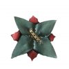 Poinsettia Brooch back