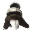 1_GNP_All_Natural_Seal_Skin_Hat_Silver_Fox_Pomom_Front