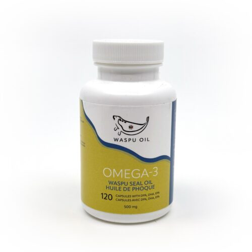 Waspu 海豹油 Omega-3（120 粒软胶囊 500 MG）