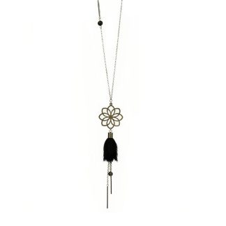 COLLIER AVEC FOURRURE DE LOUP-MARIN – ROSANNE