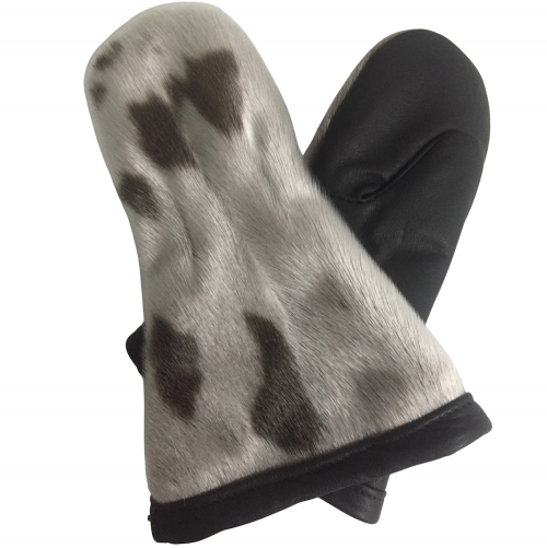 Children’s Sealskin Mitts with Leather Palms - Unisex