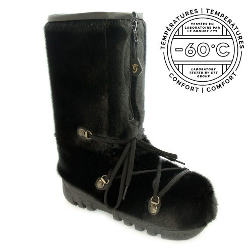 Black Sealskin Classic Boots