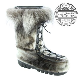 Botte en fourrure de loup-marin mocassin