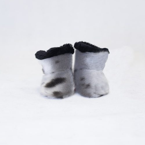 Chaussures de bébé en fourrure de phoque