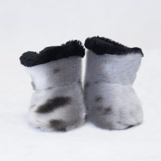 Chaussures de bébé en fourrure de phoque