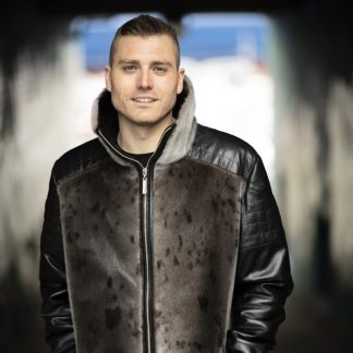 Gaspari - Seal Fur and Italian Lambskin Leather Coat