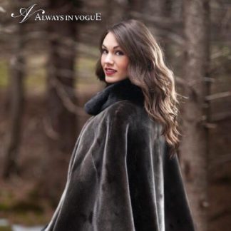Seal Fur and Mink Cape