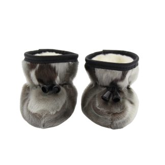 Chausson bébé en loup-marin – Pattes d’ours Grenier