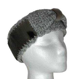 MonaSeams-Salt and Pepper Headband