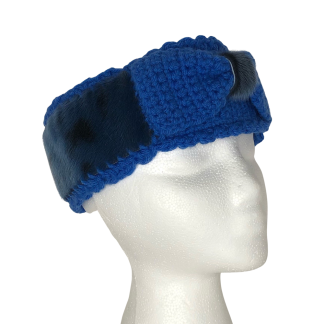 Mona Seams Light Blue SealSkin Headband