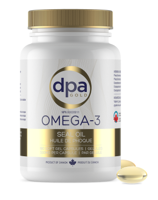 DPA Gold Omega-3 Seal Oil Softgels (4 Bottles)