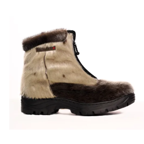 Akiwe Ankle Boots - Natural Seal with Traction Sole by BILODEAU Canada
