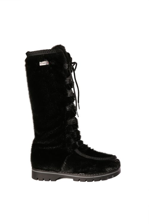 BOTTES CLARA LOUP MARIN NOIR