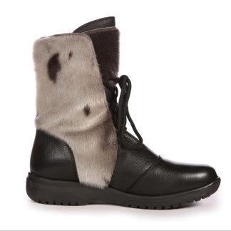Patty Ankle Boots - Natural Seal by BILODEAU Canada