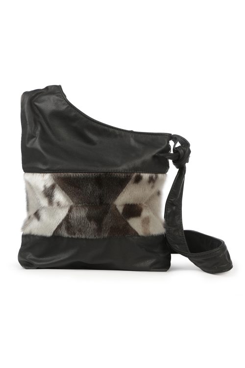 SAC À MAIN DAISY EN DAMIER DE LOUP MARIN NATUREL