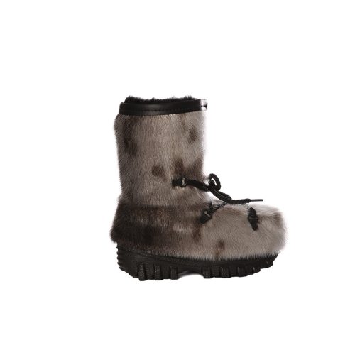Blizzard Boots for Baby - Natural Seal by BILODEAU Canada