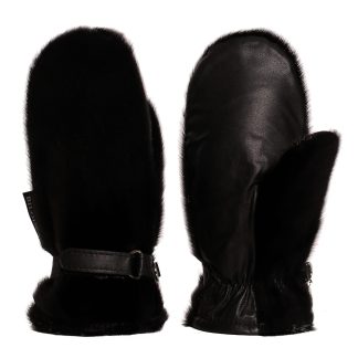 Short Mittens - Black Seal by BILODEAU Canada