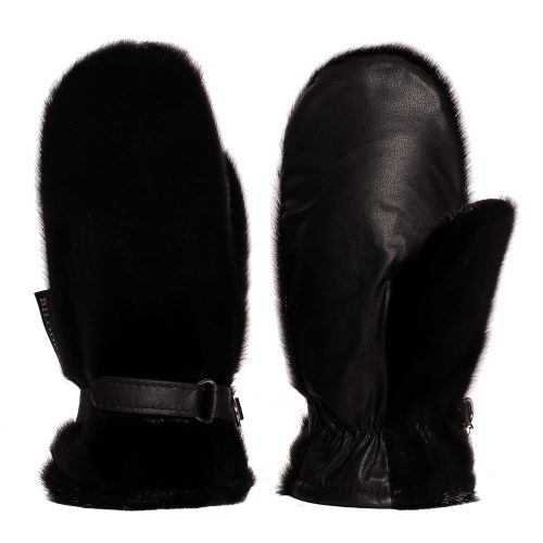 Short Mittens - Black Seal by BILODEAU Canada