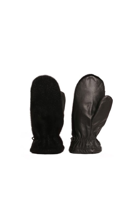 MITAINES DE VILLE ENFANT LOUP MARIN NOIR