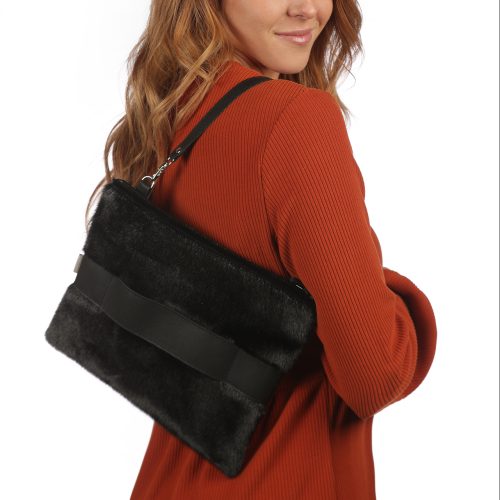 Clutch Purse - Black Seal BILODEAU Canada