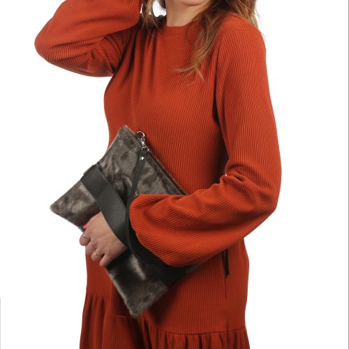 Clutch Purse - Natural Seal BILODEAU Canada
