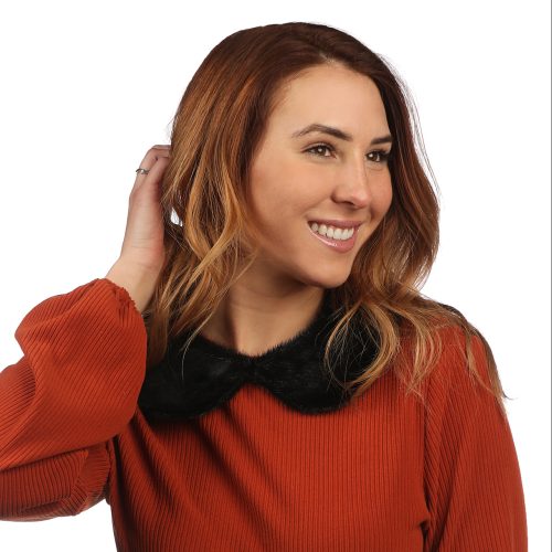 Peter Pan Collar - Black Seal by BILODEAU Canada