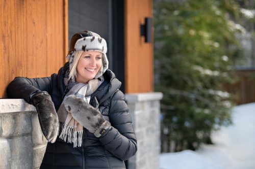 Chapeau de fourrure en loup marin naturel – Aviateur