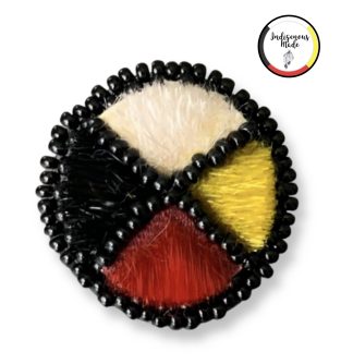 BROCHE ROUE DE MÉDECINE (PETITE)