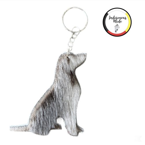 Sealskin Dog Keychain