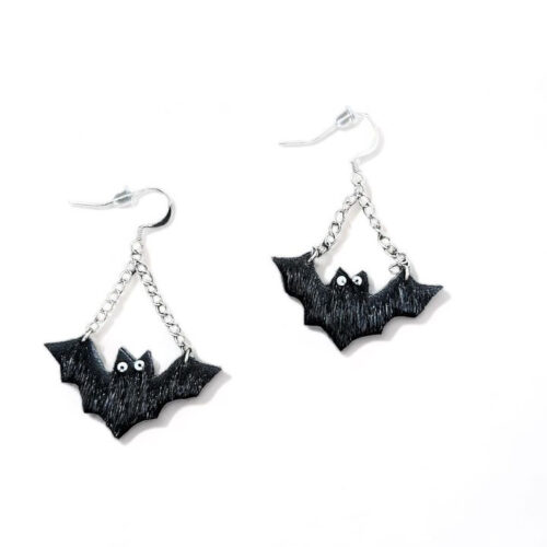 Sealskin Bat Earrings