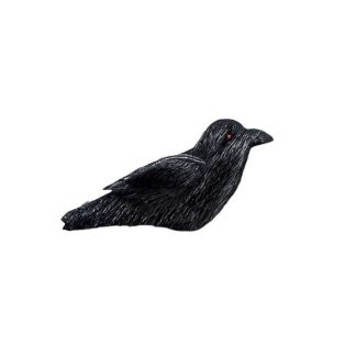 Sealskin Raven Brooch