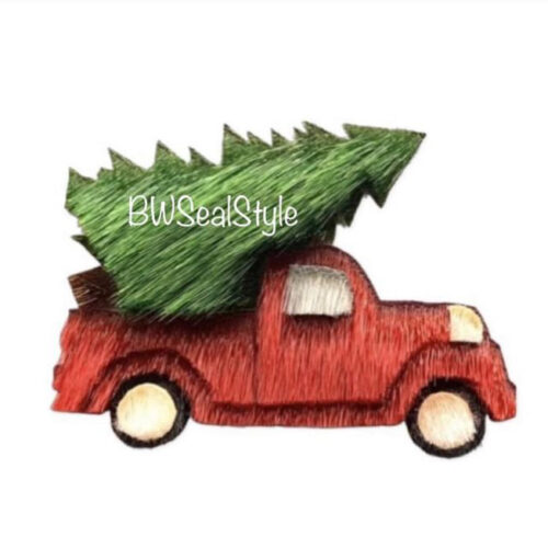 Sealskin Red Truck Ornament