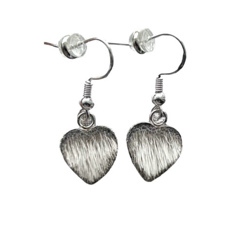 Heart Sealskin Earrings