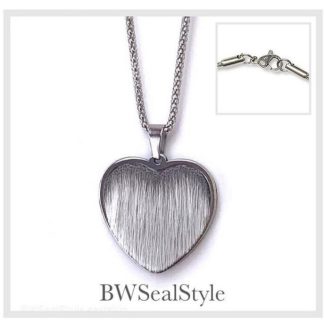 Sealskin Heart Pendant Necklace