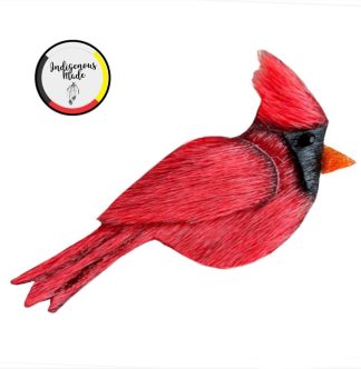 Red Cardinal Brooch