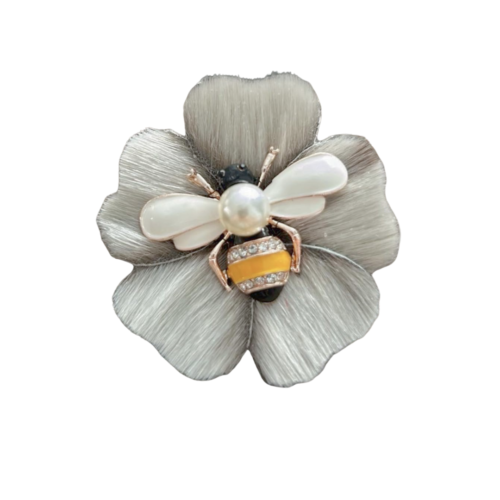Sealskin Bumblebee Brooch